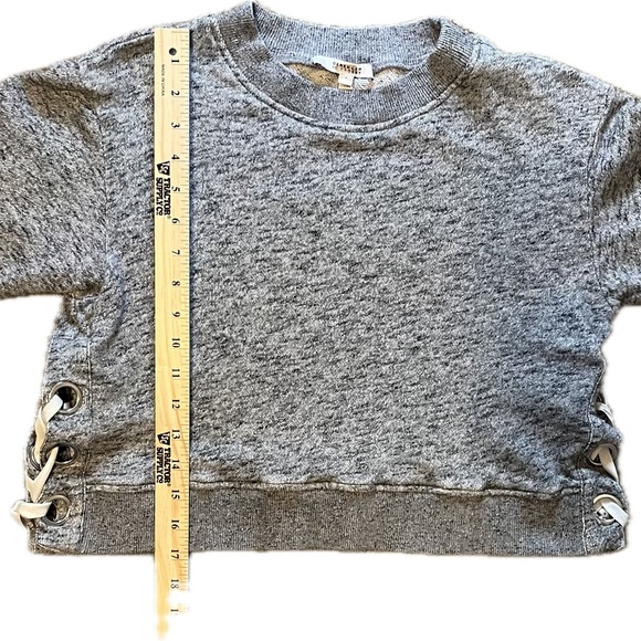 Derek Lam 10 Crosby Charcoal Sweatshirt size 2 - Picture 7 of 12